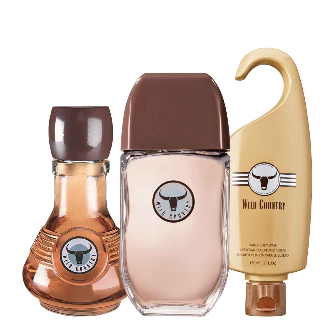 Set Cologne Body Wash And Aftershave Wild Country